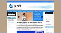 Desktop Screenshot of napaba.org